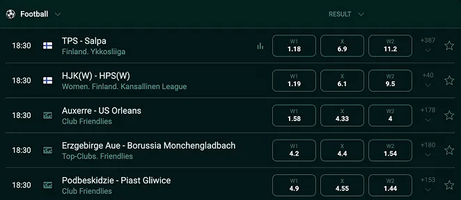 betting lines